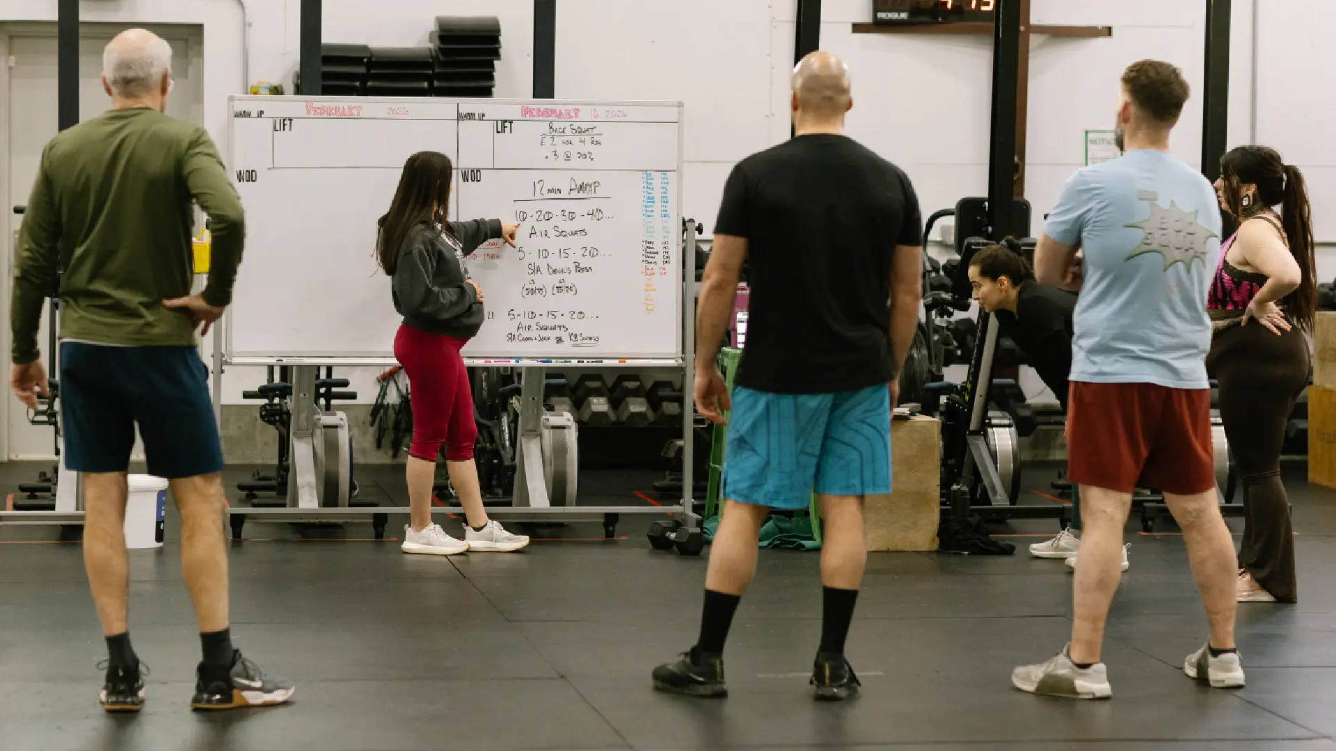 CrossFit Dyr group class training together at O.N. Athletics in Groton, CT